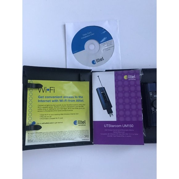 Alltel UTStarcom UM150 USB Wireless Modem Micro SD Card Reader Retractable Ant - Picture 5 of 6